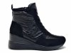 Botki 36 POTOCKI 12225 czarne na koturnie damskie sneakersy