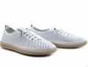 Półbuty sneakersy 40 skóra FILIPPO 6140 białe skórzane ażurowane