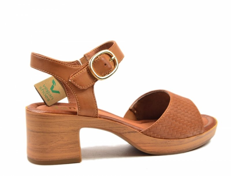 Sandały 41 JANA 28374 sandałki camel na obcasie