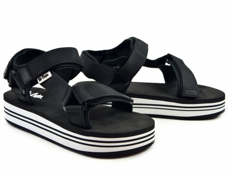 Sandałki LEE COOPER 37 czarne 2753 sandały damskie