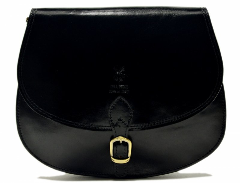 TOREBKA listonoszka skóra czarna skórzana GREGORIO damska 