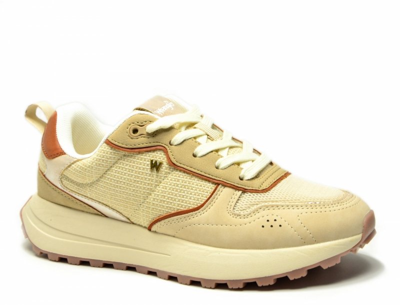 Sneakersy WRANGLER BONNIE 38 półbuty sportowe damskie beżowe camel