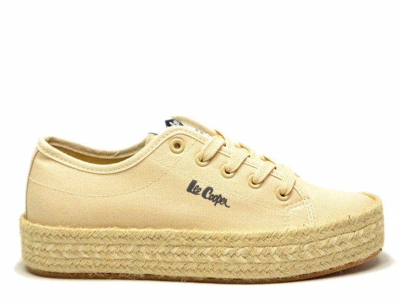 Półbuty espadryle 36 trampki LEE COOPER beżowe 3215 beż