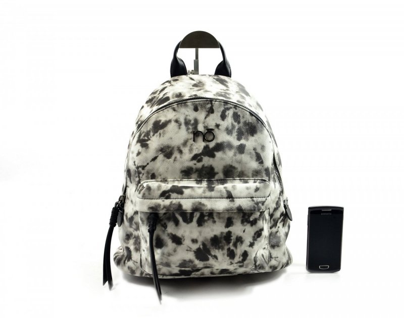 Plecak TOREBKA damska NOBO BAG 1160 czarny biały 
