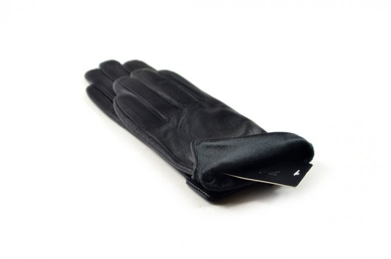 Rękawiczki damskie PRIUS skóra S czarne