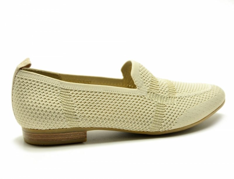 Półbuty mokasyny baleriny 41 JANA 24266 beżowe beż 