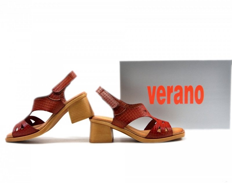 Sandały 36 skóra VERANO 6028 brąz hiszpańskie