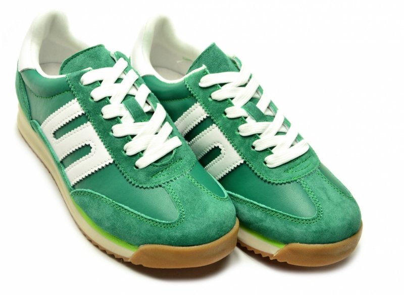 Sneakersy zielone 36 skóra FILIPPO 7686 skórzane półbuty