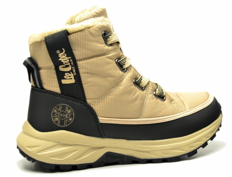 Śniegowce botki 36 LEE COOPER  beżowe czarne