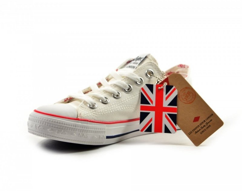 Półbuty 41 trampki LEE COOPER białe 0875