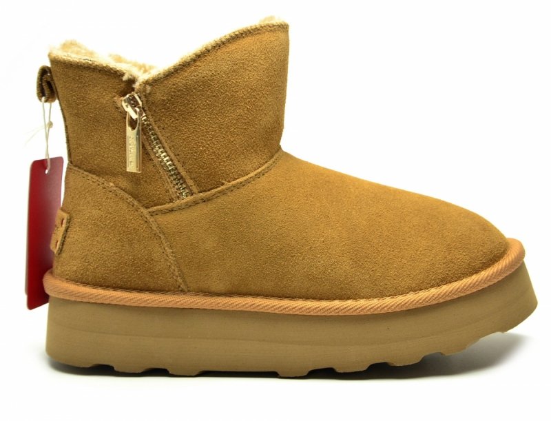 Botki 39 S.OLIVER skóra 26447 skórzane camel damskie płaskie