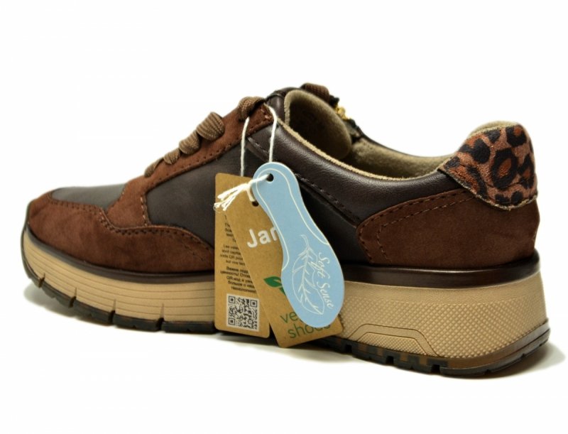 Półbuty sneakersy 39 JANA 23762 brązowe TEX brąz mocca
