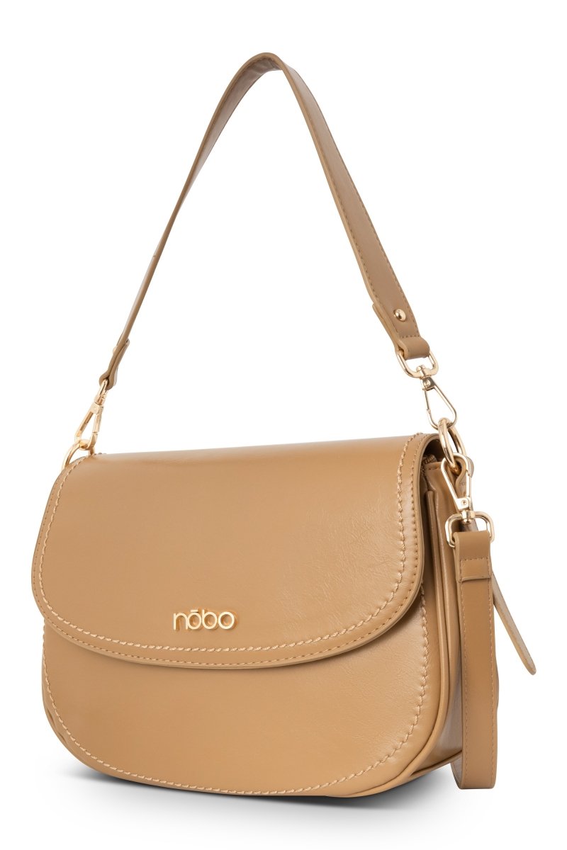 TOREBKA listonoszka NOBO R0590 beżowa damska beż