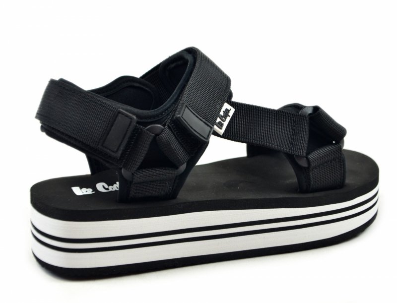 Sandałki LEE COOPER 39 czarne 2753 sandały damskie