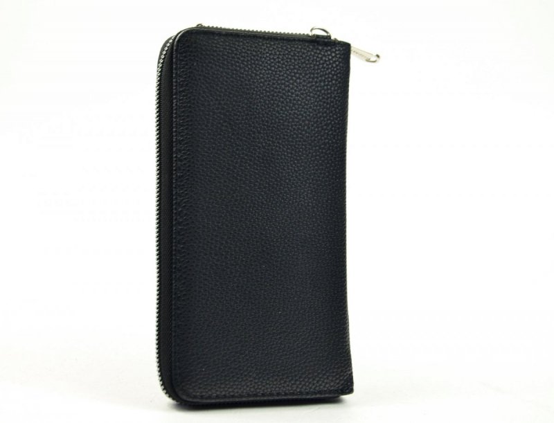 TOREBKA listonoszka portfel na telefon czarna FLORA&amp;CO 