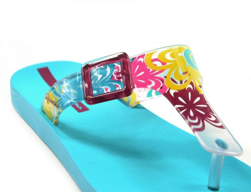 Klapki 35/36 IPANEMA 26721 japonki turkusowe kolorowe