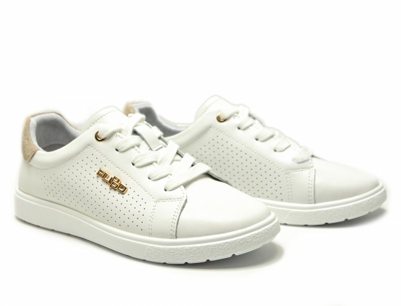 Półbuty 41 sneakersy 6738 skóra FILIPPO białe skórzane damskie
