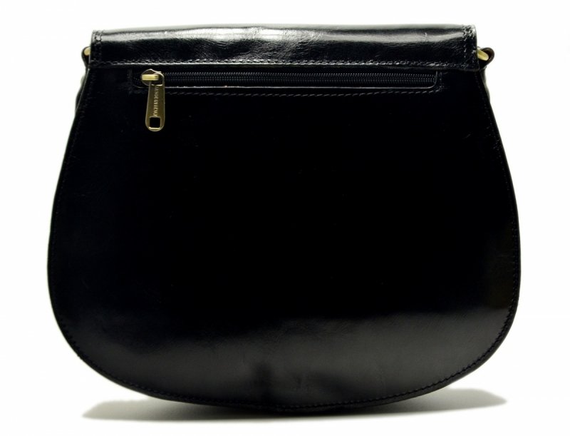 TOREBKA listonoszka skóra czarna skórzana GREGORIO damska 