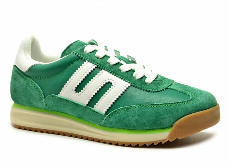 Sneakersy zielone 41 skóra FILIPPO 7686 skórzane półbuty