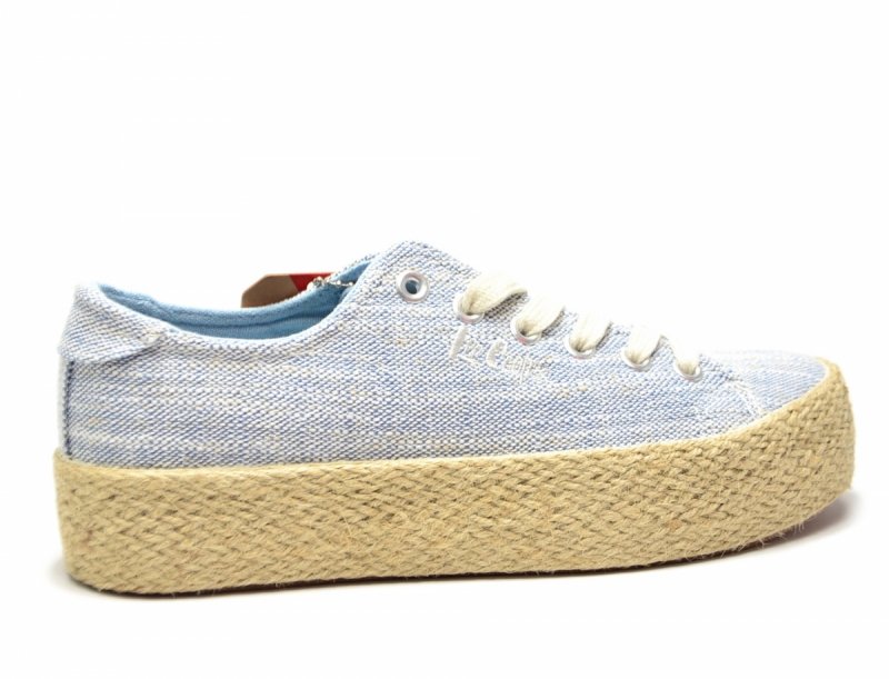 Półbuty espadryle 40 trampki LEE COOPER błękitne 3283 niebieskie