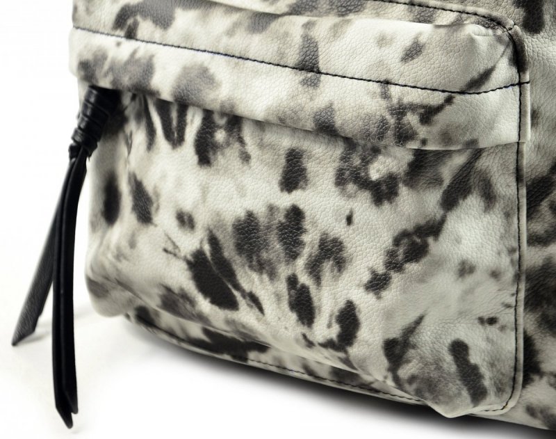 Plecak TOREBKA damska NOBO BAG 1160 czarny biały 