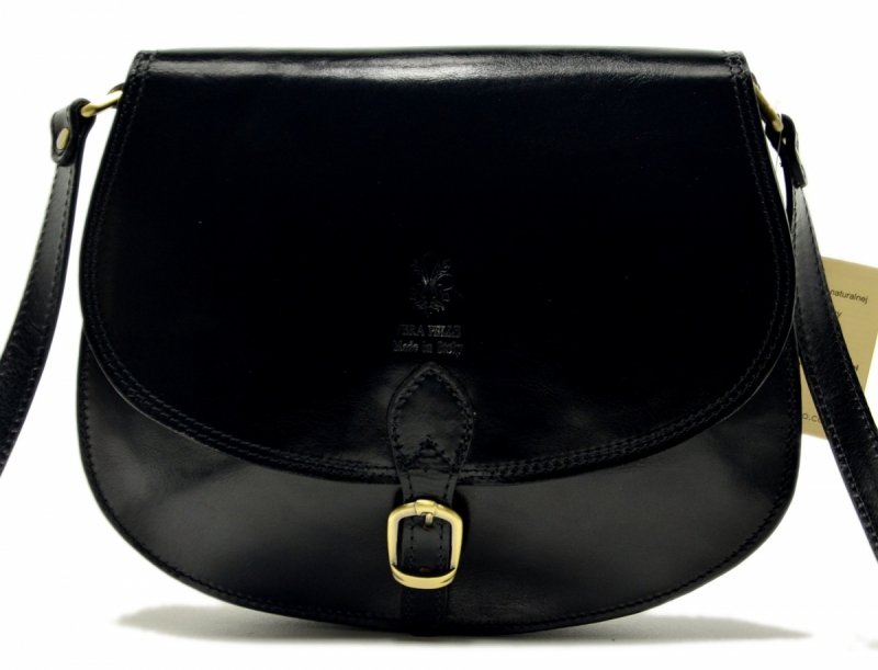 TOREBKA listonoszka skóra czarna skórzana GREGORIO damska 