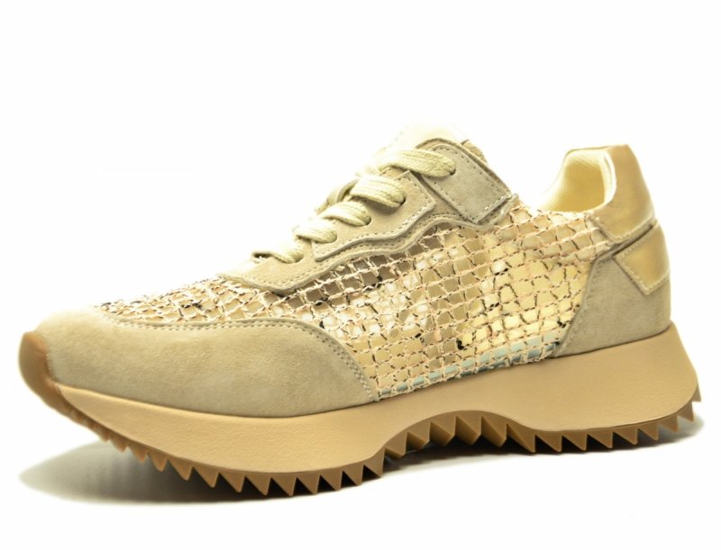 Półbuty sneakersy 39 skóra FILIPPO 7707 beżowe skórzane beż