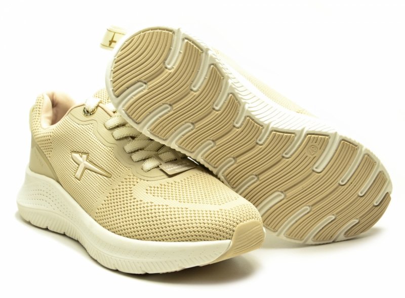Sneakersy 40 TAMARIS 83728 półbuty sportowe beżowe duo-tex beż
