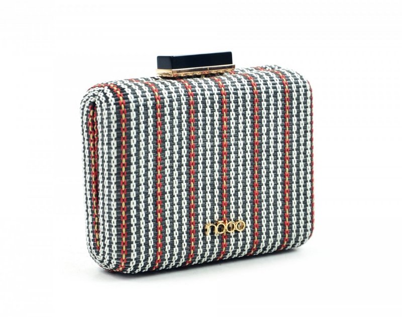 TOREBKA damska NOBO BAG 2130 multi czarna wizytowa kopertówka