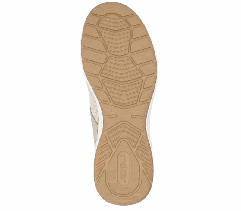 Półbuty sneakersy 41 RIEKER M5665 beżowe beż damskie