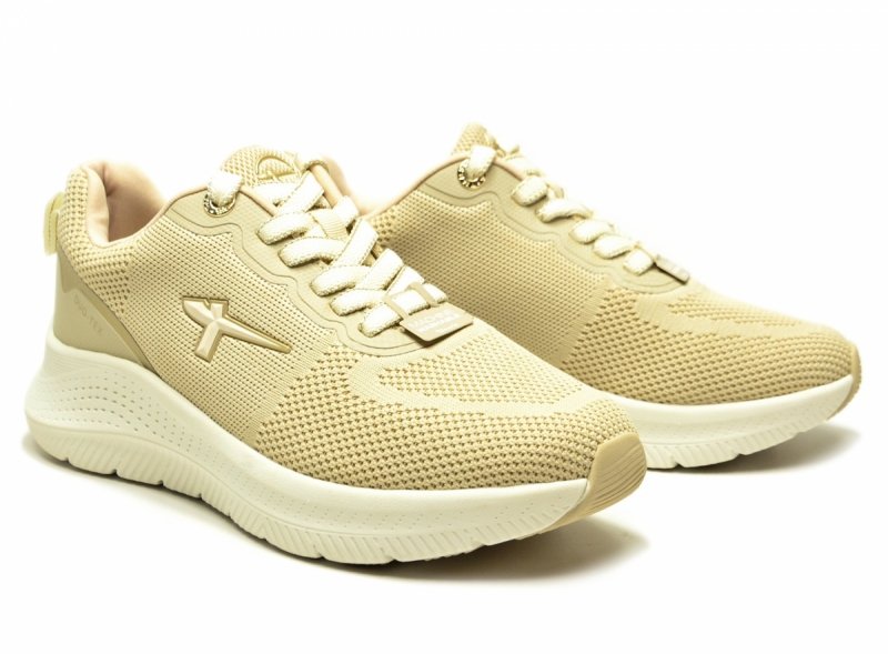 Sneakersy 40 TAMARIS 83728 półbuty sportowe beżowe duo-tex beż