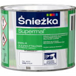Śnieżka Olejna BIAŁY RAL9003 biała 0,2L Supermal farba olejno-ftalowa drewna metalu emalia połysk
