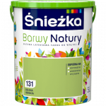 Śnieżka Barwy Natury 5L Zielona Herbata 131 mat farba do wnętrz ścian sufitów emulsja