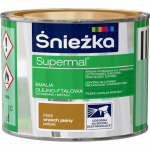 Śnieżka Olejna ORZECH JASNY F555 0,2L Supermal farba olejno-ftalowa drewna metalu emalia połysk