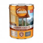 Sadolin Extra lakierobejca 10L SZARY CIEMNY PÓŁMAT do drewna fasad domków okien drzwi