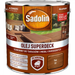 Sadolin Superdeck olej 2,5L TEK TIK 33 do drewna tarasów mebli ogrodowych mat