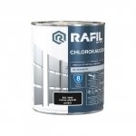 Rafil Chlorokauczuk 0,75L Czarny Głęboki RAL9005 czarna farba metalu betonu emalia chlorokauczukowa
