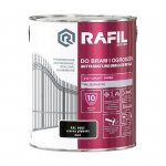 Rafil 3L Bram Ogrodzeń Czarny RAL9005 MAT farba ocynk stal aluminium bramy ogrodzenia Głęboki