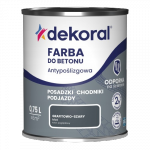Dekoral Do Betonu 0,75L GRAFIT-OWO-SZARY GRAFITOWY MAT Akrylit B  farba posadzek antypoślizgowa szybkoschnąca