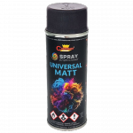 Spray Uniwersalny RAL7016 ANTRACYT-OWY 400ml MAT emalia Champion antracyt do metalu plastiku drewna gipsu