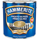 Hammerite Na Rdzę 2,5L ZŁOTY POŁYSK hamerite farba szybkoschnąca antykorozyjna gruntoemalia