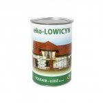 EKO-Lowicyn 1L RAL8017 BRĄZ-OWY Czekoladowy PÓŁMAT farba na dach do stali aluminium tynku betonu PCW Polifarb-Łódź