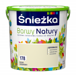 Śnieżka Barwy Natury 2,5L Olejek Szałwiowy 178 mat farba do wnętrz ścian sufitów emulsja