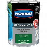 Chlorokauczuk 5L RAL6002 ZIELONY LIŚCIASTY Nobiles farba metalu betonu emalia stali żeliwa