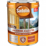 Sadolin Extra lakierobejca 5L CZERWIEŃ SZWEDZKA 98 PÓŁMAT do drewna fasad domków okien drzwi