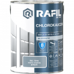 Rafil Chlorokauczuk 5L Szary Ciemny RAL7046 szara farba metalu betonu emalia chlorokauczukowa 