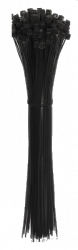 Opaski zaciskowe trytki 3,6x200mm CZARNE zip-y 100 szt. kablowe do kabli nylonowe