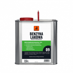 Benzyna lakowa 2,5L Dragon rozcieńczalnik rozpuszczalnik lakowy czyści ze smarów olejów wosków