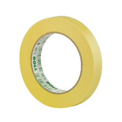 BOLL Taśma ŻÓŁTA Lakiernicza 19mm 50m Papierowa Maskująca Malarska 80 st. C