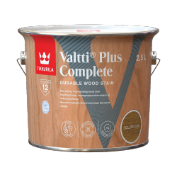 Tikkurila Lakierobejca 2,5L GOLDEN OAK złoty dąb Valtti Plus Complete szybkoschnąca impregnująca